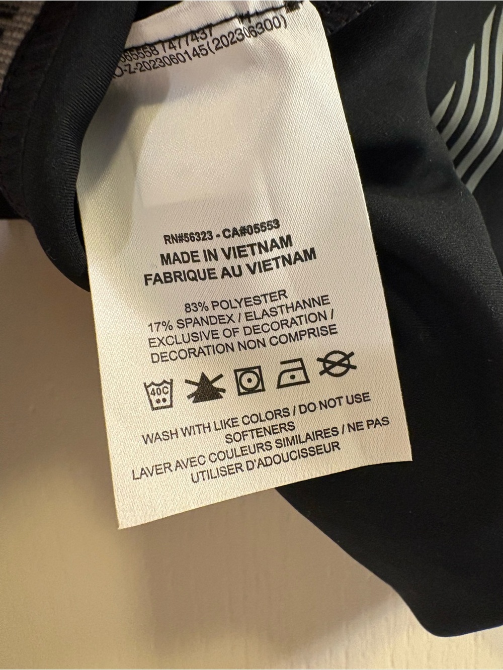 Nike Black Pro Crop Top with Elastic Logo Hem - Picture 8 of 11